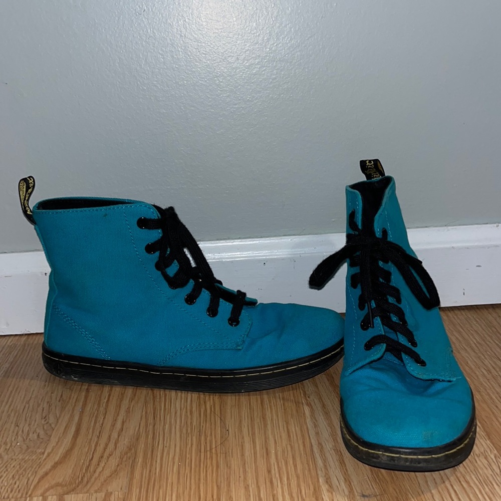 Teal Dr Martens
